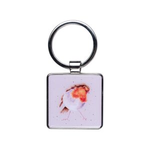 Wrendale Key Ring 'Curious Robin'