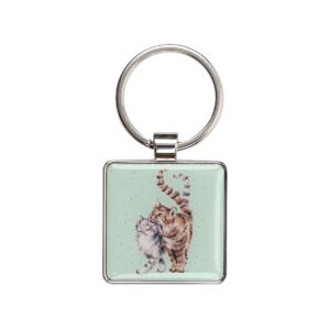 Wrendale Key Ring 'Feline Good'
