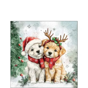 Ambiente 20 servetten 'Cody and Buddy'33cm