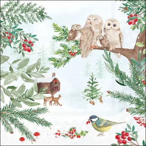 Ambiente 20 servetten 'Winter outdoor' 33 cm