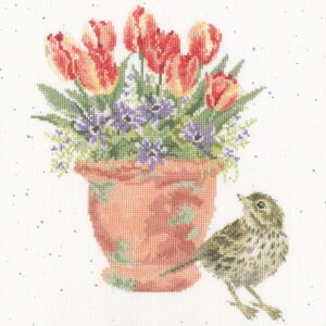 Wrendale borduurpakket 'The meadow Pipet'